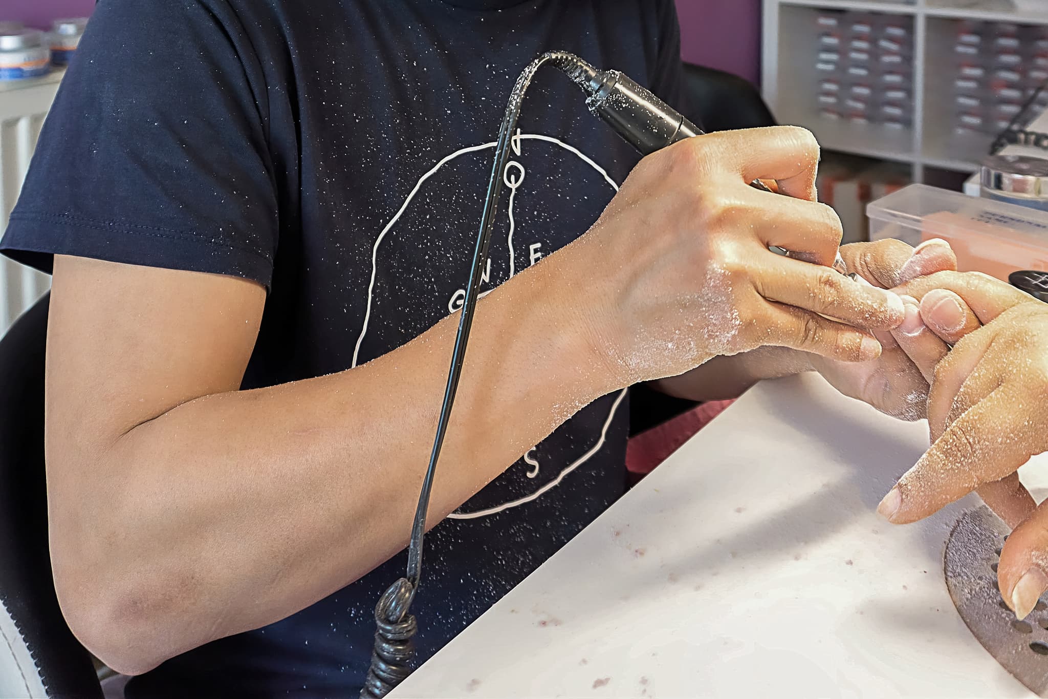 Traitement professionnel des ongles de pieds